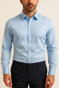 Slim fit overhemd (we raden je aan een maat groter te bestellen)